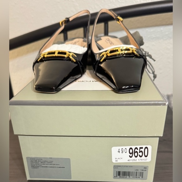 TOM FORD
Black Patent Leather Slingback Flats
Women’s US 8 - Picture 14 of 14
